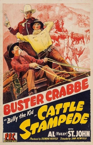 Cattle Stampede (1943) - poster