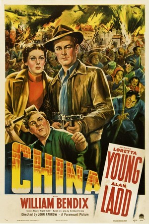 China (1943) - poster