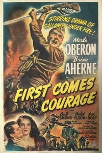 First Comes Courage (1943) - poster