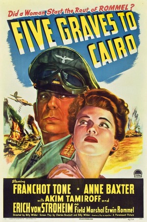 Five Graves to Cairo (1943) - poster