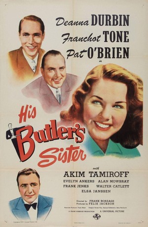 His Butler's Sister (1943) - poster