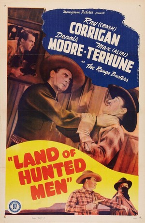 Land of Hunted Men (1943) - poster