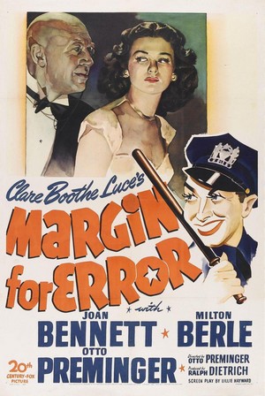 Margin for Error (1943) - poster