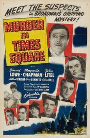 Murder in Times Square (1943) - poster