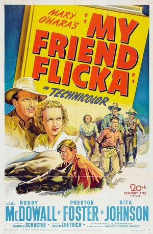 My Friend Flicka (1943) - poster