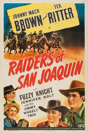 Raiders of San Joaquin (1943) - poster
