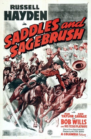 Saddles and Sagebrush (1943) - poster