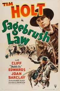 Sagebrush Law (1943) - poster