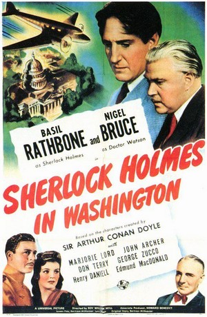 Sherlock Holmes in Washington (1943) - poster