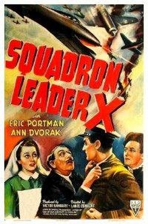 Squadron Leader X (1943) - poster