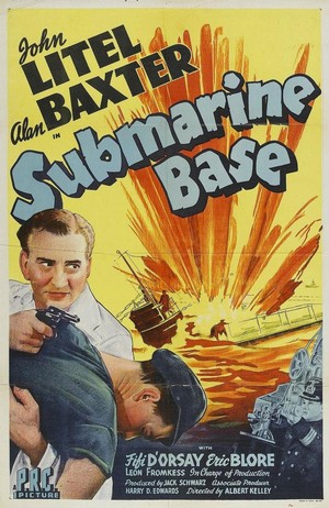 Submarine Base (1943) - poster