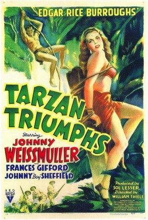 Tarzan Triumphs (1943) - poster