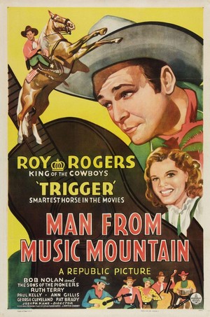 The Man from Music Mountain (1943) - poster
