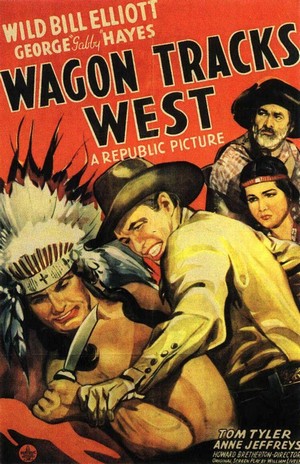 Wagon Tracks West (1943) - poster