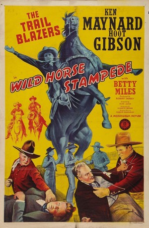 Wild Horse Stampede (1943) - poster