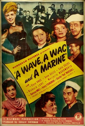 A Wave, a WAC and a Marine (1944) - poster