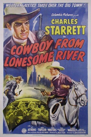 Cowboy from Lonesome River (1944) - poster