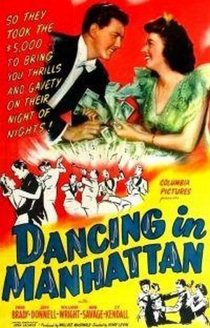 Dancing in Manhattan (1944) - poster