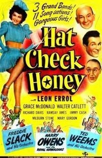 Hat Check Honey (1944) - poster