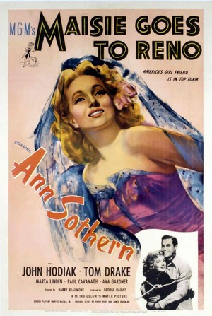 Maisie Goes to Reno (1944) - poster