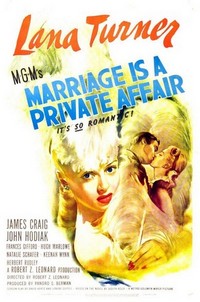 Marriage Is a Private Affair (1944) - poster