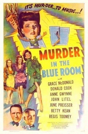 Murder in the Blue Room (1944) - poster