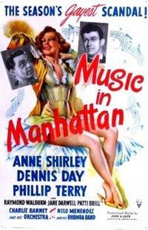 Music in Manhattan (1944) - poster