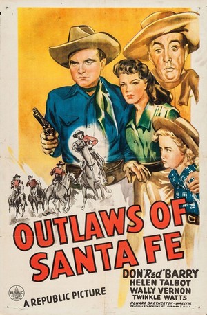 Outlaws of Santa Fe (1944) - poster