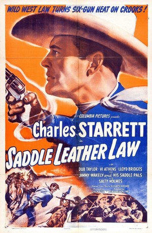 Saddle Leather Law (1944) - poster