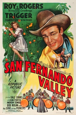 San Fernando Valley (1944) - poster