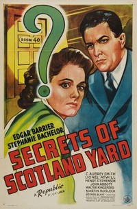 Secrets of Scotland Yard (1944) - poster