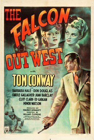 The Falcon out West (1944) - poster