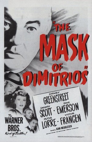 The Mask of Dimitrios (1944) - poster