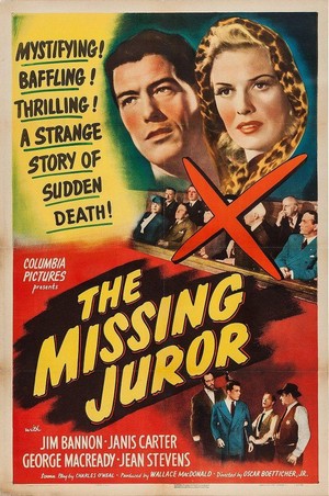 The Missing Juror (1944) - poster