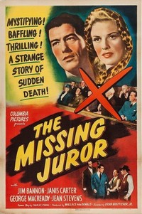 The Missing Juror (1944) - poster