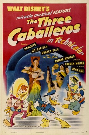 The Three Caballeros (1944) - poster