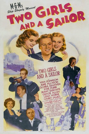 Two Girls and a Sailor (1944) - poster