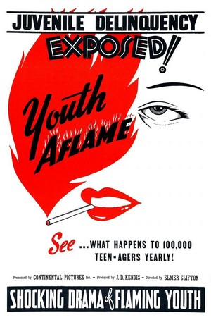 Youth Aflame (1944) - poster