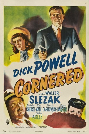 Cornered (1945) - poster