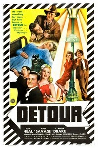Detour (1945) - poster