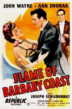 Flame of Barbary Coast (1945) - poster