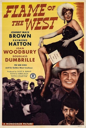 Flame of the West (1945) - poster