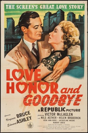 Love, Honor and Goodbye (1945) - poster