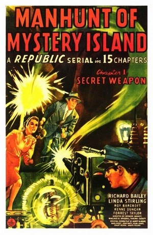 Manhunt of Mystery Island (1945) - poster