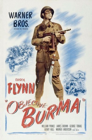 Objective, Burma! (1945) - poster