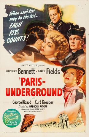Paris Underground (1945) - poster