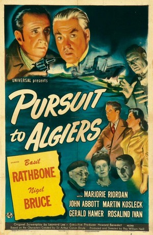 Pursuit to Algiers (1945) - poster