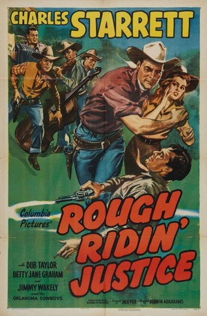 Rough Ridin' Justice (1945) - poster