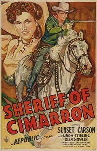 Sheriff of Cimarron (1945) - poster