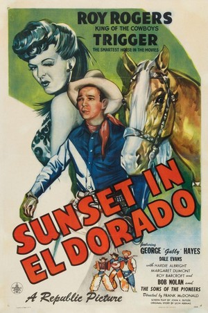 Sunset in El Dorado (1945) - poster